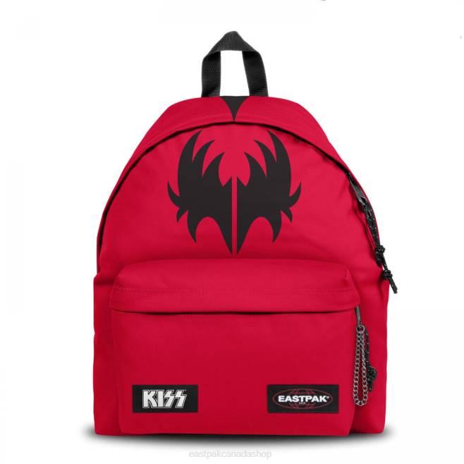 Padded Pak'r Kiss Red Eastpak Backpacks 662J5