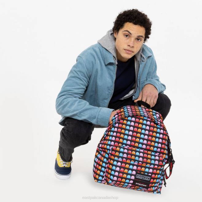 Padded Pak'r PAC-MAN Pacman Ghosts Eastpak Backpacks 662J29