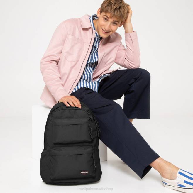 Padded Double Black Eastpak Backpacks 662J88