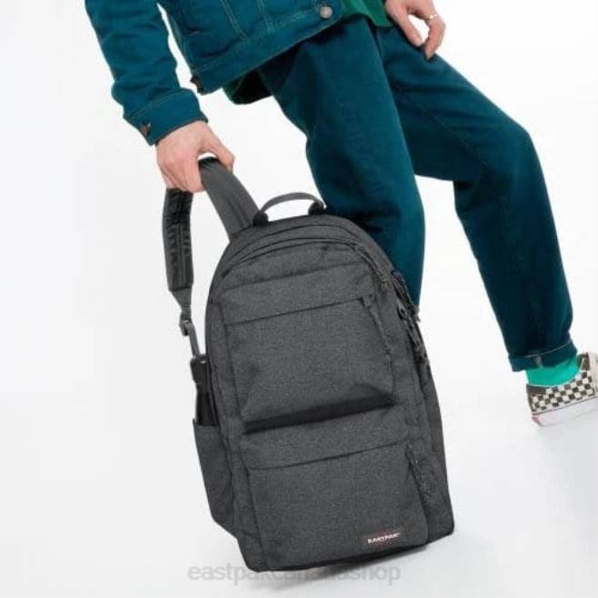 Parton Black Denim Eastpak Backpacks 662J109