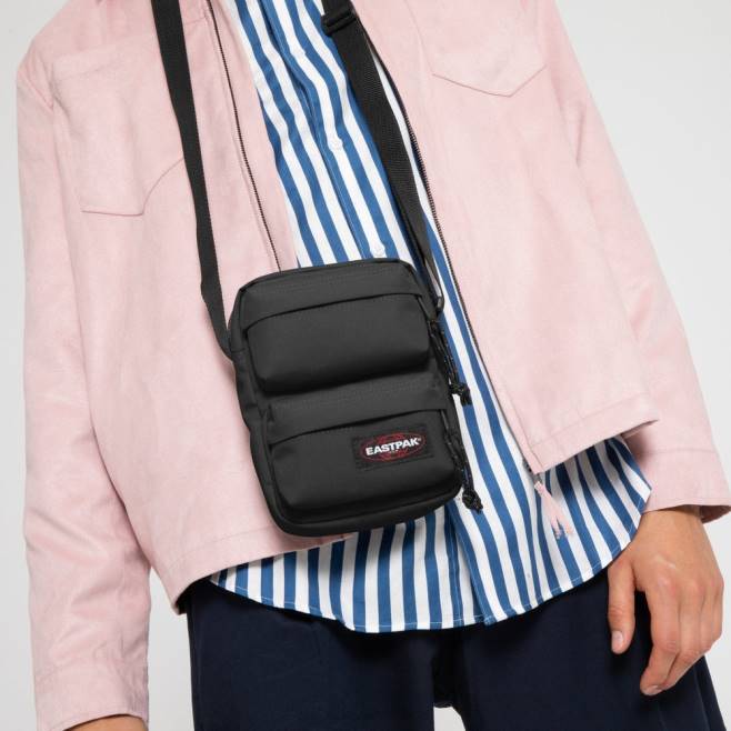 The One Doubled Black Eastpak Shoulder Bags 662J240