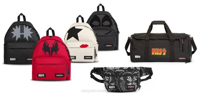 Delegate + Kiss Brand Kiss Grunge Eastpak Shoulder Bags 662J273